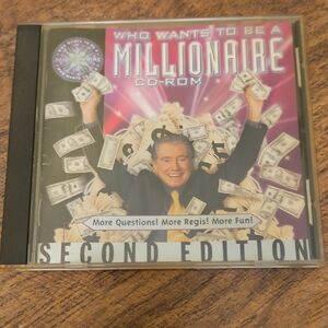 Vintage Who Wants to Be a Millionaire CD-ROM Second Edition PC Game